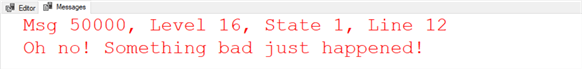 Error Message