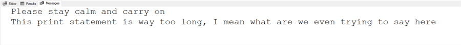 Using NOWAIT