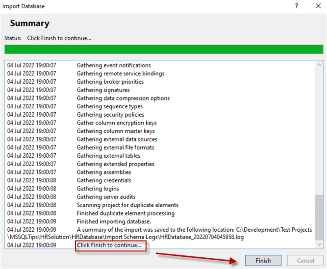 Database Projects in Visual Studio Solution