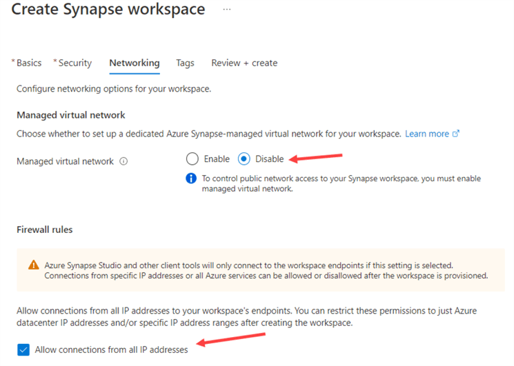 configure network settings