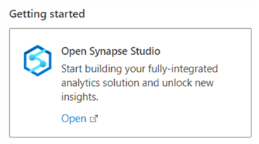 link to azure synapse studio