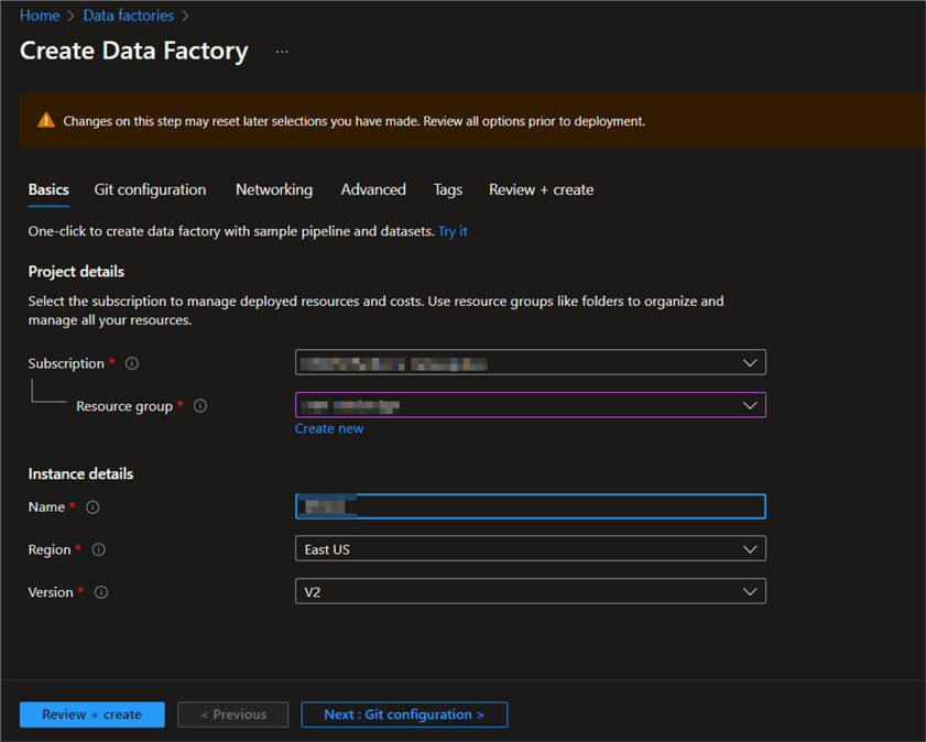 Configure and Ingest data from Google Drive using Azure Data Factory