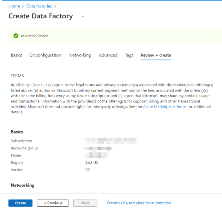 Configure and Ingest data from Google Drive using Azure Data Factory