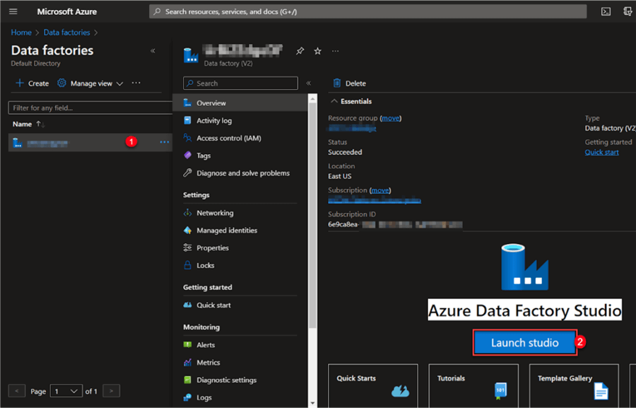 Configure and Ingest data from Google Drive using Azure Data Factory