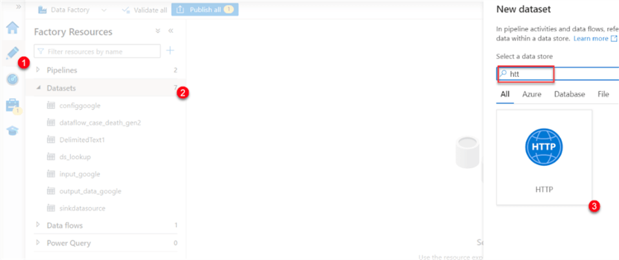 Configure and Ingest data from Google Drive using Azure Data Factory