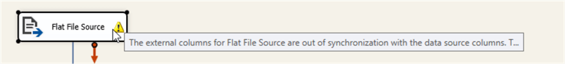 data type conflict warning