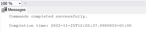 Successful offline message