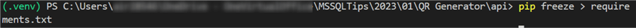 add modules to the function definition
