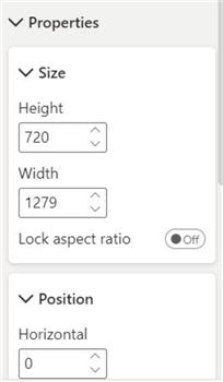 Properties of chart