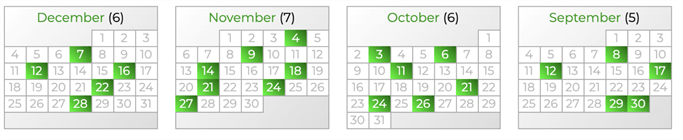 Example of a web page showing HTML output