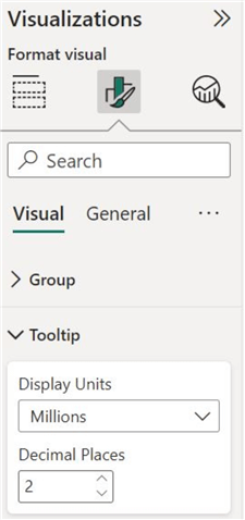 Tooltip customization options