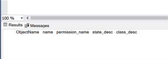 Check privileges given on three tables under schema Finance 
