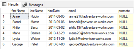 SQL WHERE IS NOT NULL constraint with the SELECT statement