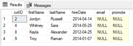 Using the SQL WHERE IS NOT NULL Constraint with DELETE