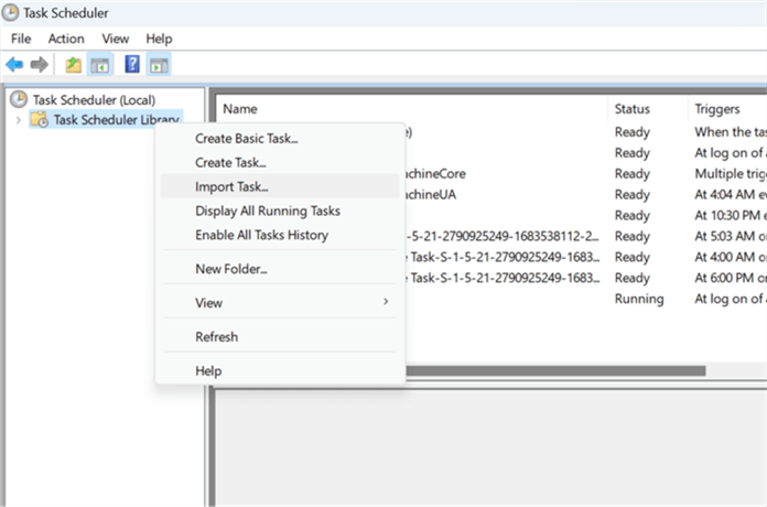 import task