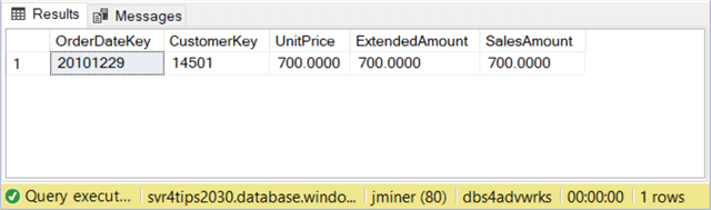 Spark and SQL server - one updated record in staging table.
