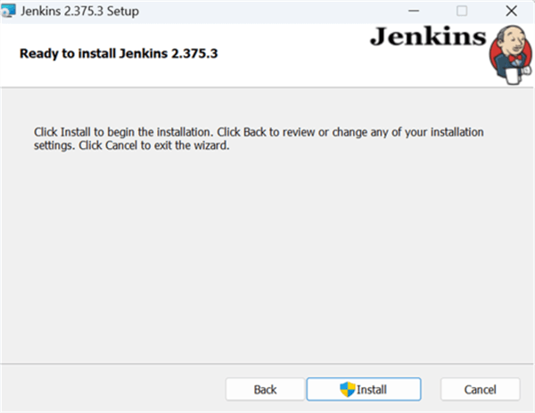 Jenkins Setup Wizard - Ready to Install