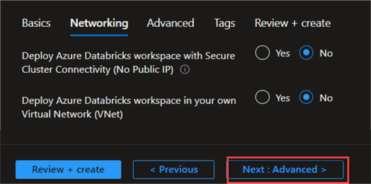 Azure Databricks | Networking