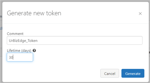 Generate token