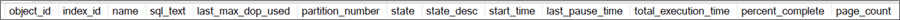Checking for resumable operations