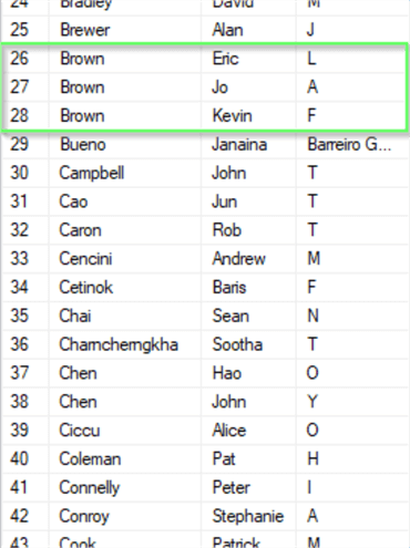 2 columns in ascending order