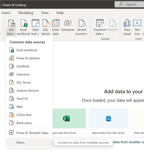 How to link new data with Power BI 