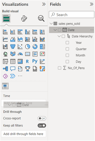 Adding Date field to Timeline Slicer