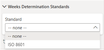 Weeks Determination Standards