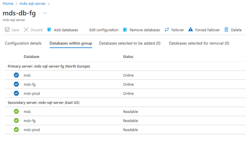test failover
