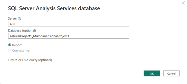 connect to database