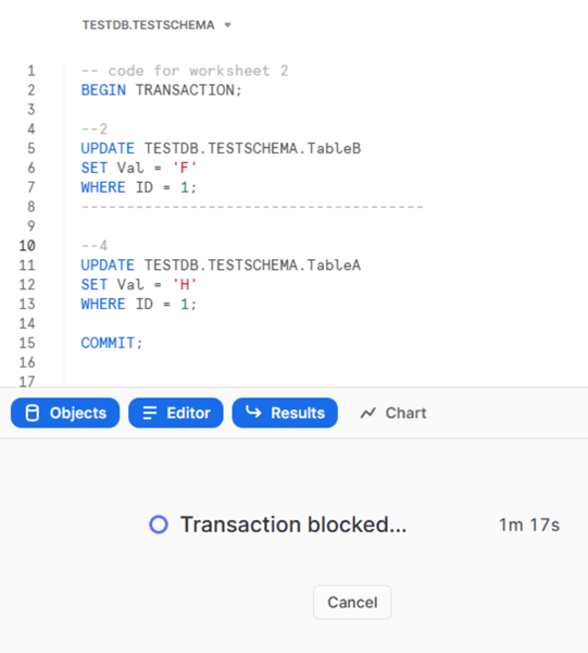 Worksheet2 - transaction blocked