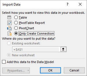 import data