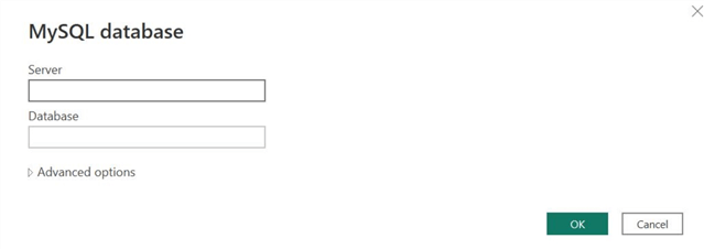 MySQL database credentials