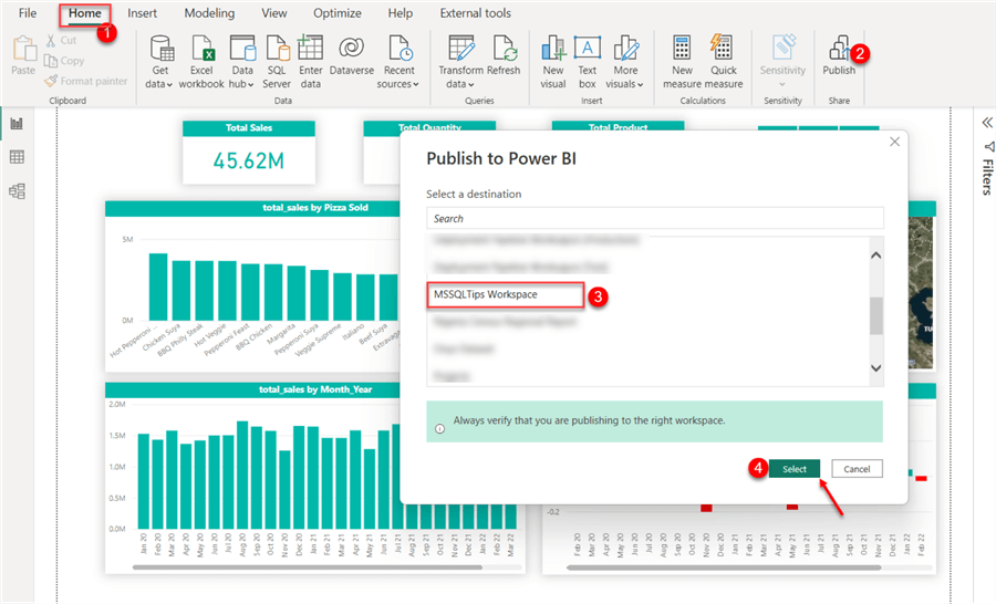 Publish report