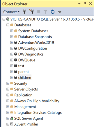 Create databases