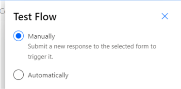 Test flow