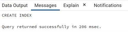 output message
