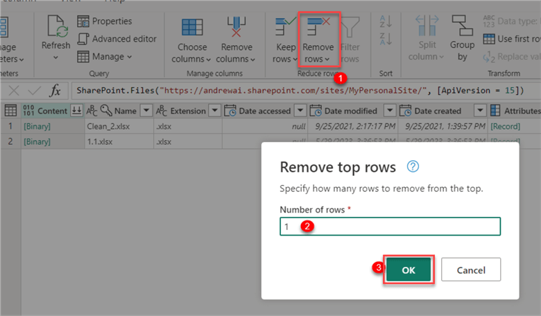Transform Data