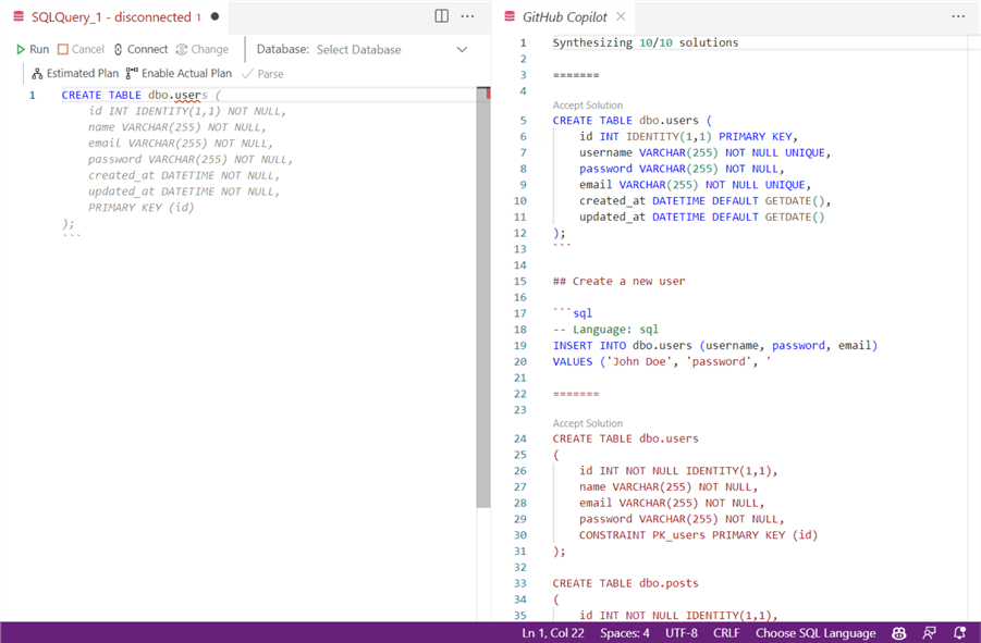 CREATE TABLE dbo.user