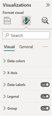 Visual formatting options