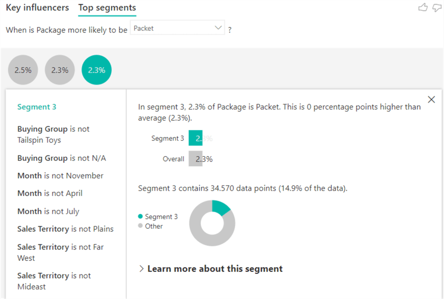 segment 3 detailed info