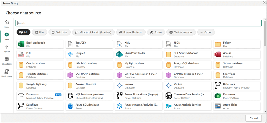 Get Data Using Datamart