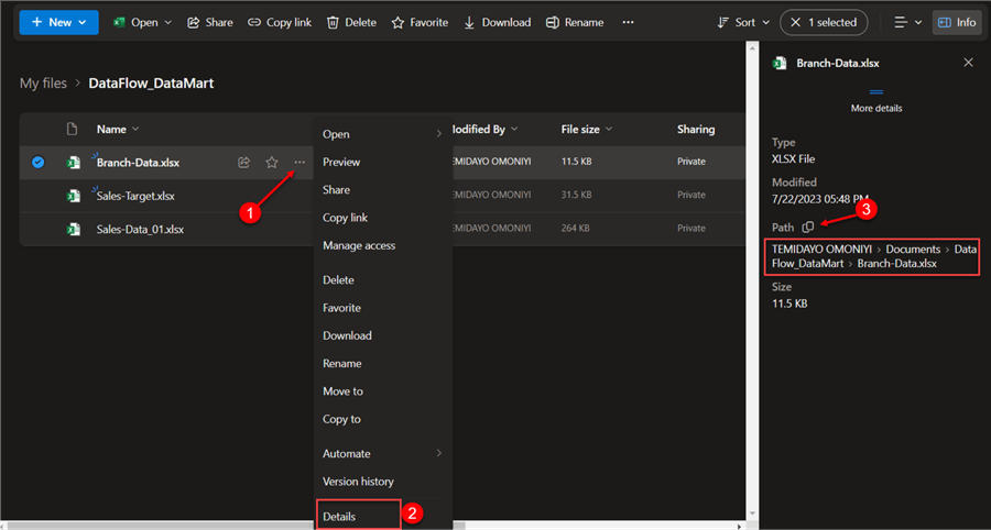 Get the File API Link
