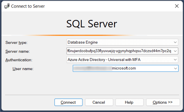 Connect to the Server