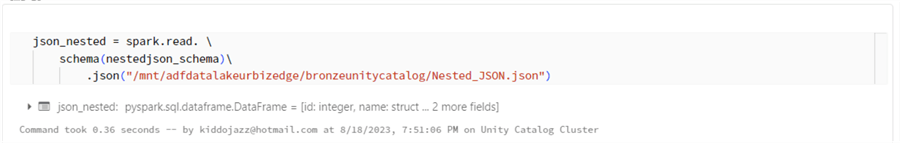 read the JSON file 