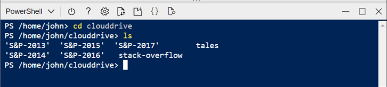 Databricks CLI - list directories in cloud drive.