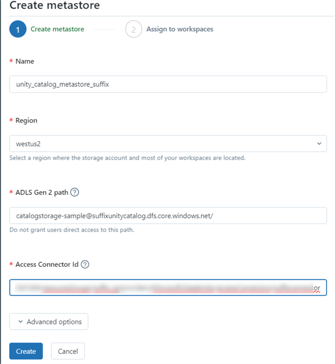 create metastore