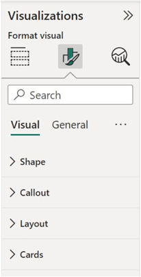 Visual Formatting options in Power BI