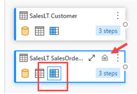 visual editor for power query with house indicated