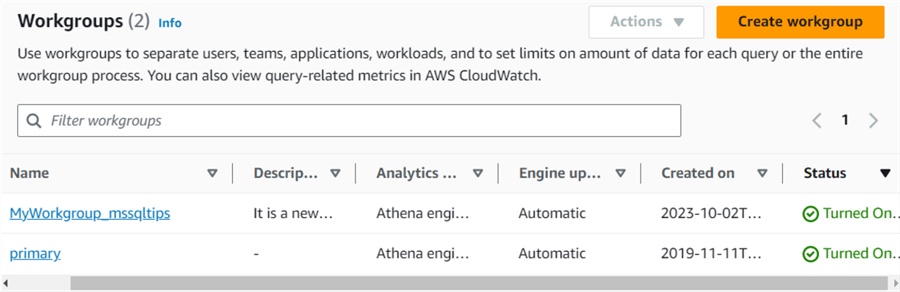 2 workgroups on